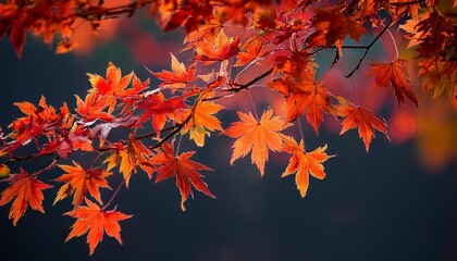 autumn leaves in the forest
