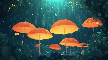 Fototapeta premium National Umbrella Day Concept