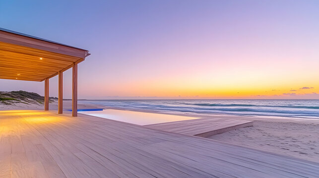 Lancelin Jetty, at sunset Western Australia, 