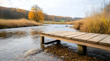 Laubblatt am Flussbett des Schmugglerweges in Schleching