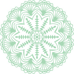 Beautiful flower art and mandala vector design