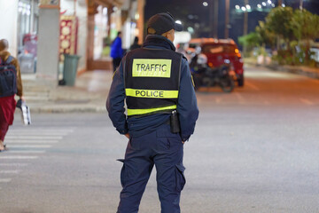 police officer on duty