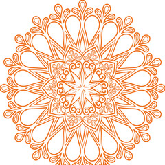 Beautiful flower art and mandala vector design