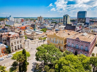 Fototapeta premium Pelotas RS - historic center of the city of Pelotas, Rio Grande do Sul