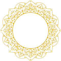 Beautiful flower art and mandala vector design