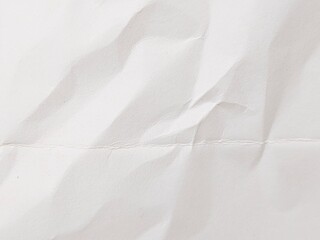 White recycled craft paper texture, wrinkled page