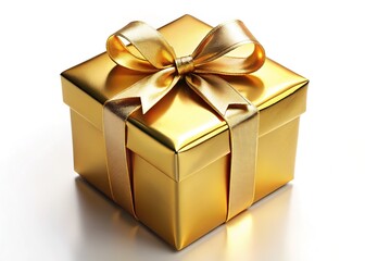 Festive gold gift box luxury&acirc;&euro;&rdquo;a celebration captured.