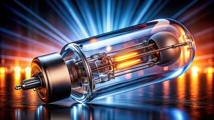 Rotating anode X-ray tube ampoule:  Precision engineered for medical imaging.