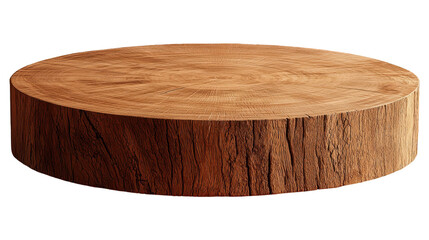 Natural Wooden Round Tabletop for Rustic Decoration and Display