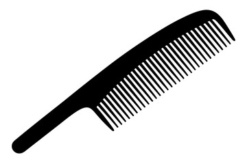 a stylish comb silhouette vector illustration