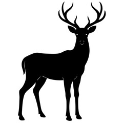 deer silhouette vector