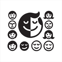 smiley faces icons