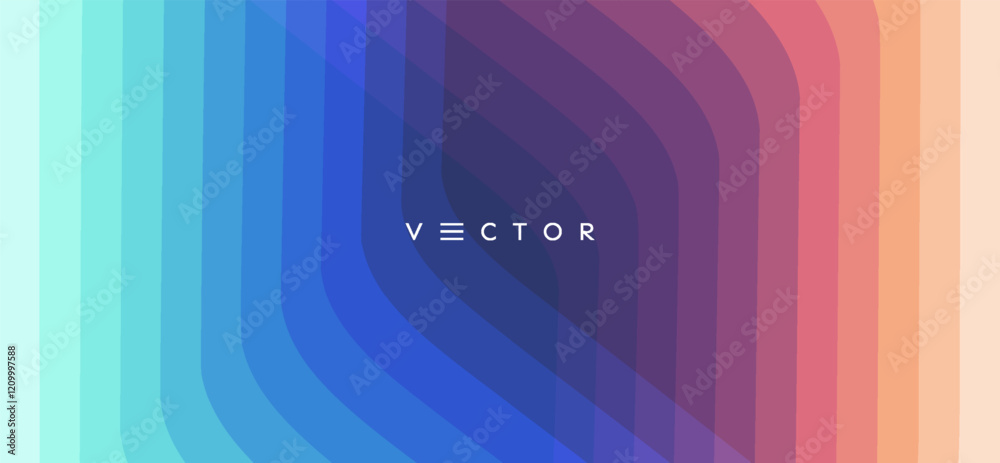 Wall mural abstract geometrical background. modern screen design for mobile app and web. cover design template.