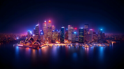 Obraz premium Sydney Skyline Panorama