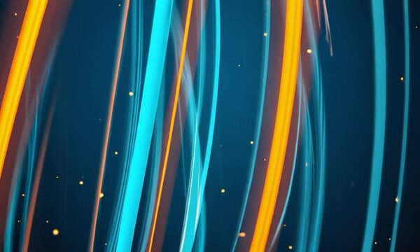 dynamic gradient with orange and blue streaks flowing vertically, inspired by auroras. Include a soft glow and subtle texture for a mesmerizing look