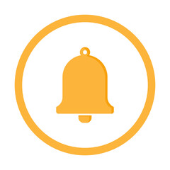 notification bell icon with transparent background