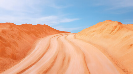 Naklejka premium The Super Pit Kalgoorlie Gold mining Western Australia