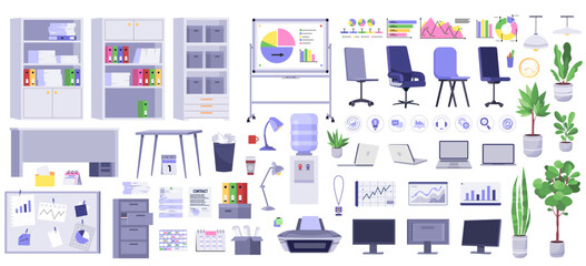 18 - Office home furniture set