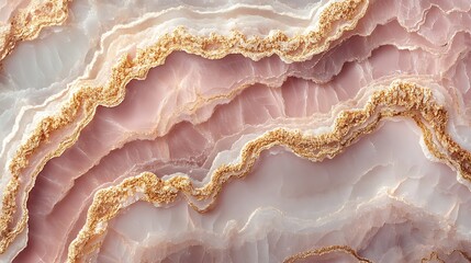 Pink Onyx Marble Texture: A luxurious and elegant close-up shot of pink onyx marble, showcasing its intricate veins and patterns.