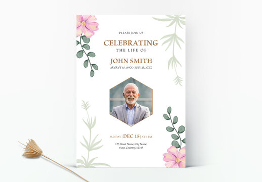 Funeral Program Layout