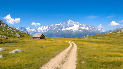 Windenergie am Gotthardpass Alpenstraße