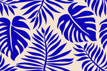 Tropical leaf background design, trendy minimalistic backdrop