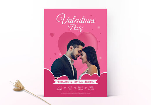 Valentine's Day Party Flyer