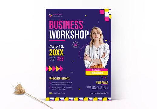 Business Workshop Flyer Layout