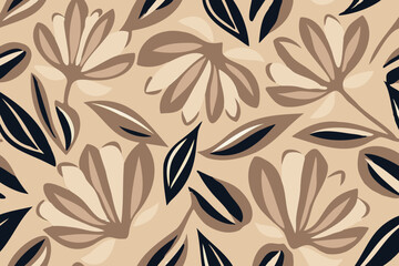 Peonies flower  trendy minimalistic background. Floral background.