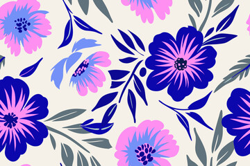 Periwinkles  flower  trendy minimalistic background. Floral background.