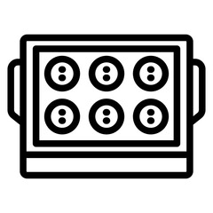 Vector Design Baking Tray Icon Style