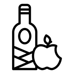 Vector Design Cider Icon Style