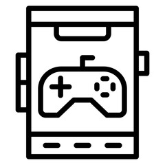 Vector Design Mobile Game Icon Style