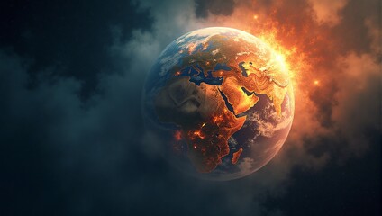 Fiery Earth Apocalypse