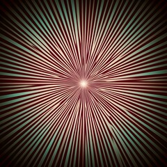 Obraz premium Minimalist red and blue background with smooth radial gradient transitions centered on a clean 1:1 square composition