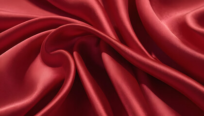 Obraz premium Silky satin waves in 4K with exquisite folds and luxurious texture. Perfect for upscale design projects, premium branding, and elegant product presentations.