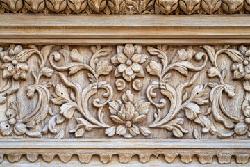 Intricate Carved Cladding Board Display