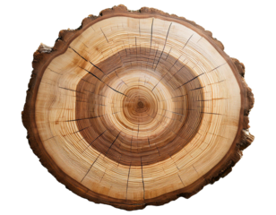 Natural Wood Log Slice