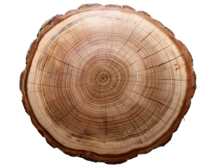 Natural Wood Log Slice