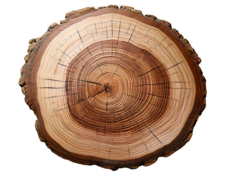 Natural Wood Log Slice