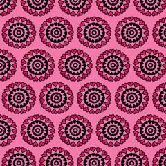 seamless pattern with flowers