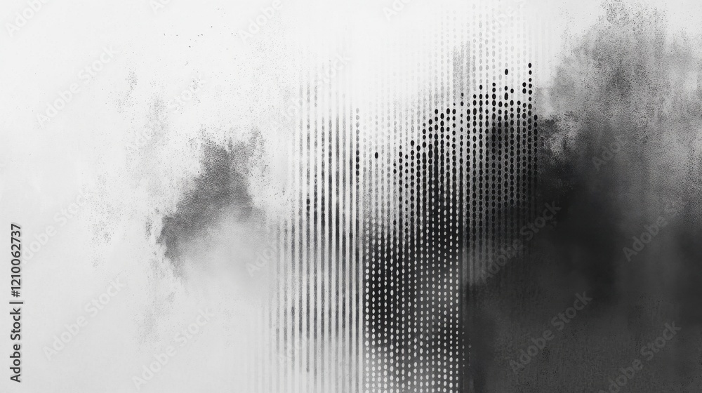Poster Elegant dotted pencil strokes backdrop creating a unique artistic texture for various design applications