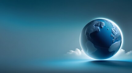 Global business concept for technology and innovation with globe representation