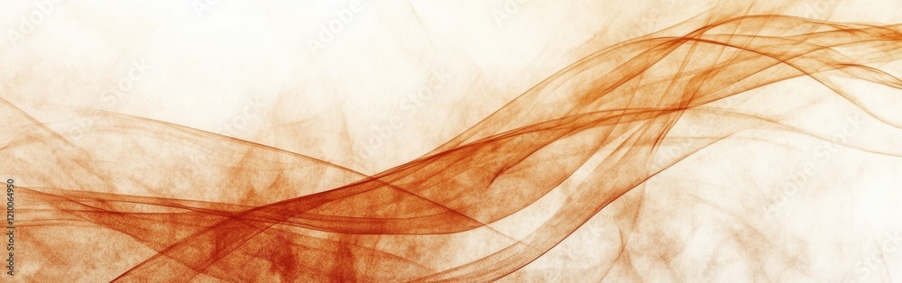 Aufkleber abstract pencil strokes create a dynamic sweeping design with blended textures in warm tones that ev