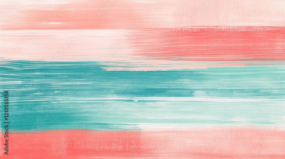 Poster Abstract pencil strokes create a vibrant composition with soft colors in a harmonious arrangement of hues