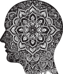 Circular pattern in the form of a mandala. Henna tatoo mandala. Mehndi style. Decorative pattern in oriental style. Coloring book page vector files