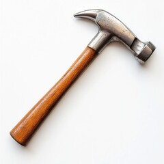 Quality single nail hammer with wooden handle suitable for various construction tasks