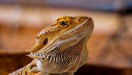 Generated im"Bearded Dragon Lizard in Natural Habitat"

age