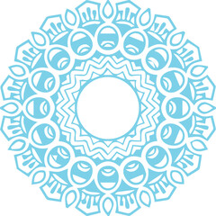 Beautiful flower art and mandala vector design