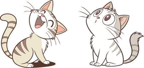 Cat  bundle design and illustrator eps